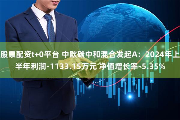 股票配资t+0平台 中欧碳中和混合发起A：2024年上半年利润-1133.15万元 净值增长率-5.35%