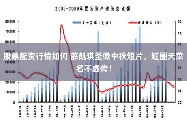 股票配资行情如何 薛凯琪圣微中秋短片，姬圈天菜名不虚传！