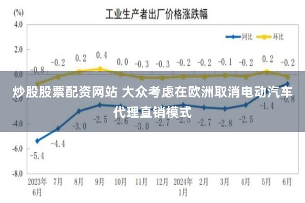 炒股股票配资网站 大众考虑在欧洲取消电动汽车代理直销模式