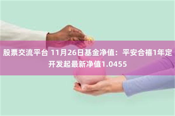 股票交流平台 11月26日基金净值：平安合禧1年定开发起最新净值1.0455