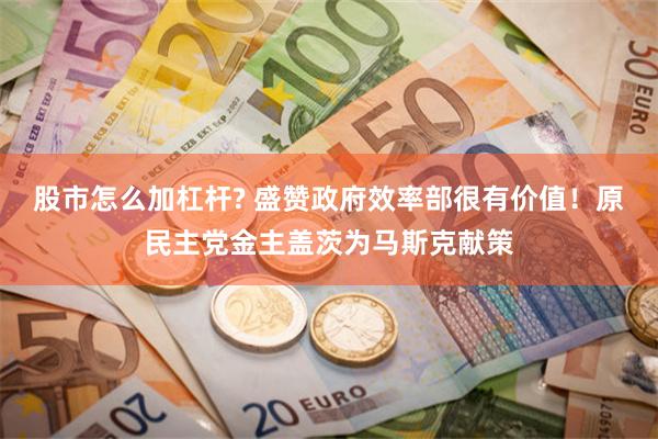 股市怎么加杠杆? 盛赞政府效率部很有价值！原民主党金主盖茨为马斯克献策